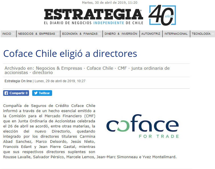 2019 Abril Estrategia (Directores Coface Chile)